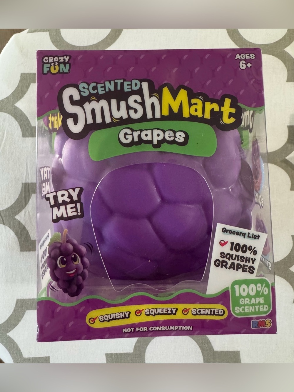 RMS Scented SmushMart Grape Squishy
